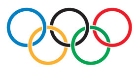 Olympic Rings, courtesy of Kimball Library - http://www.kimballlibrary.com/kimball/thursday-june-28th-630pm-summer-reading-event-library-olympics-grades-k-5/olympic-rings/